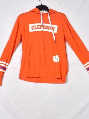 Clemson Tigers E5 Women's Light Weight Hoodie Size Small